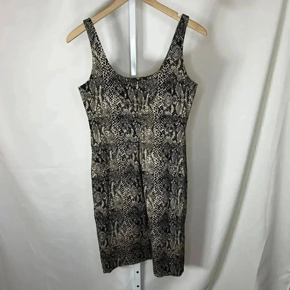 Michael Kors Size 4 Dress Snake Print Mini Tank